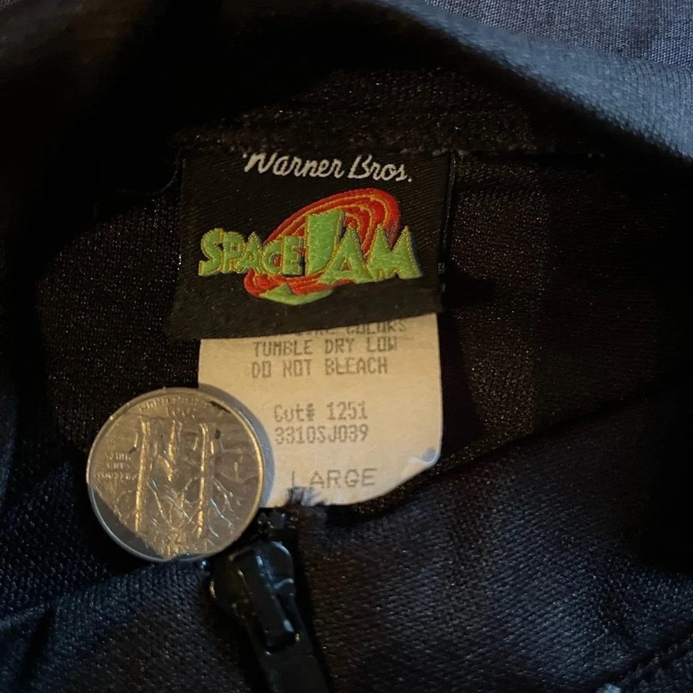 Vintage 1996 Space Jam Zip Up Shirt‎